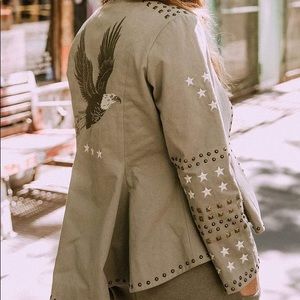 Spell Eagle Back Jacket Small